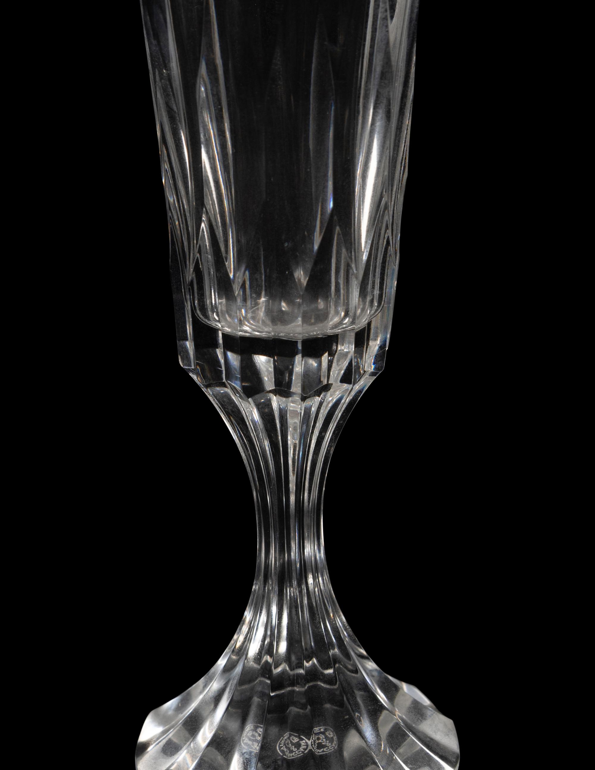 A Baccarat Stemware Service