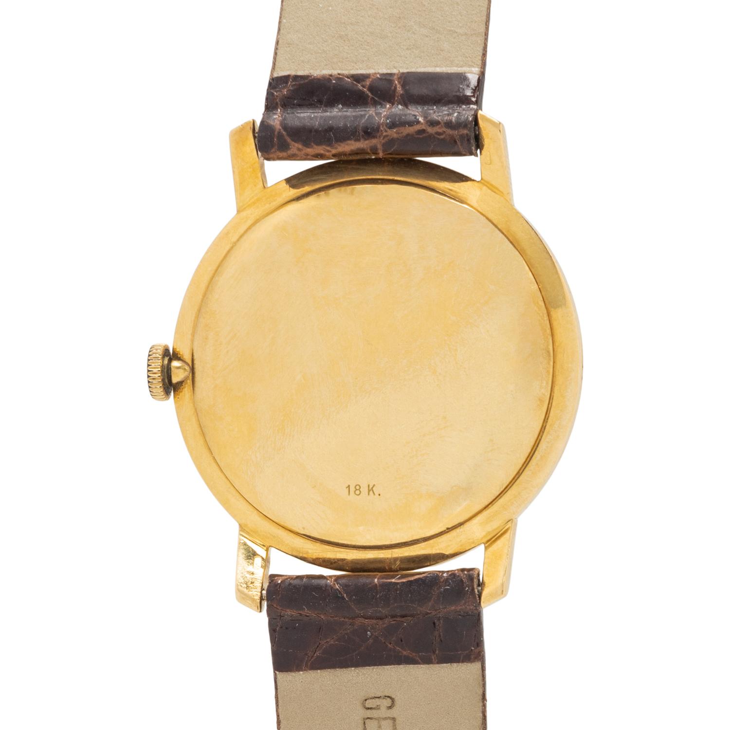 CORUM, REF. 5595 4 18K YELLOW GOLD WATCH