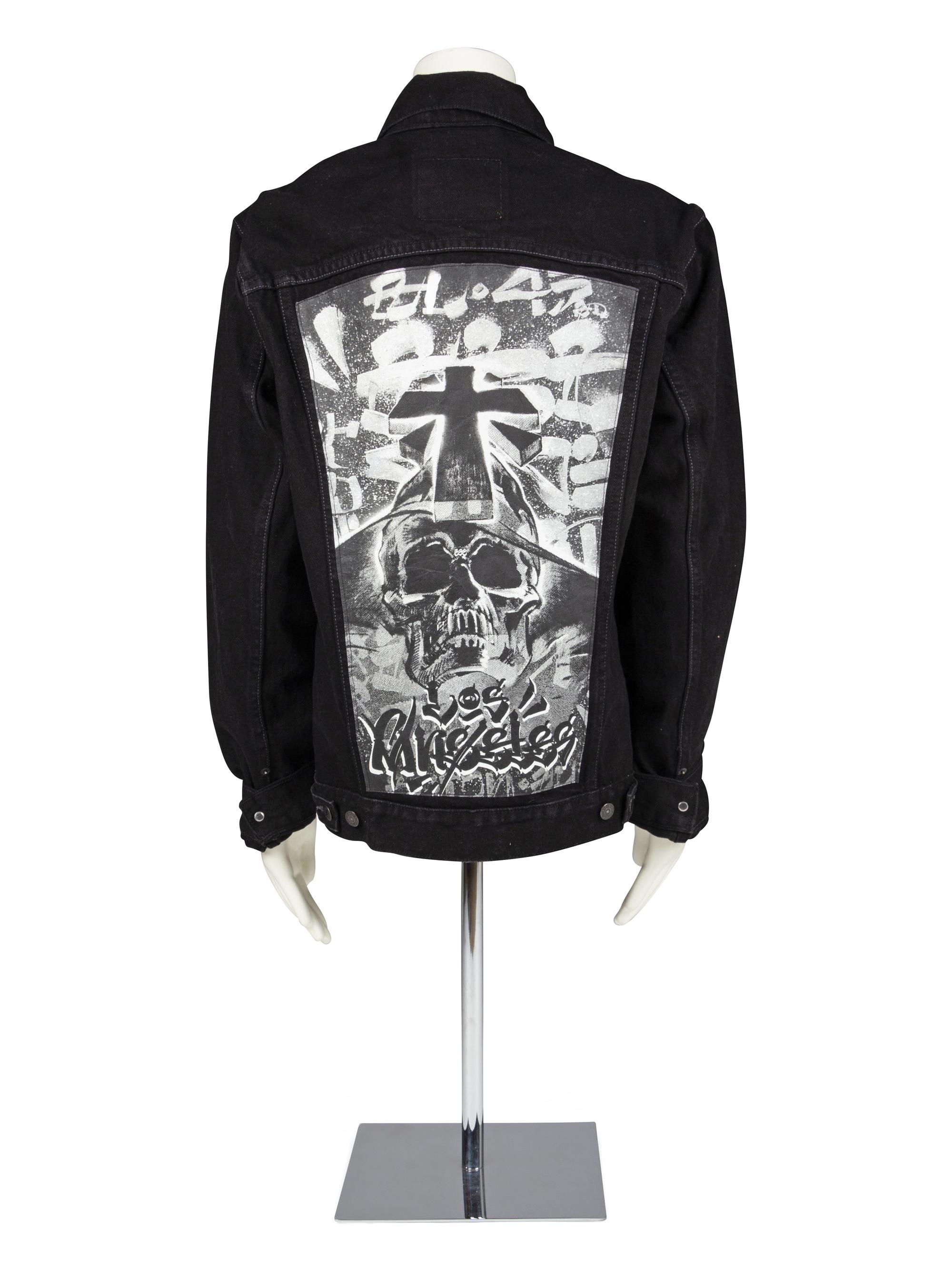 Levi Strauss & Co Trucker Jacket with Chaz Bojorques Print, 2011