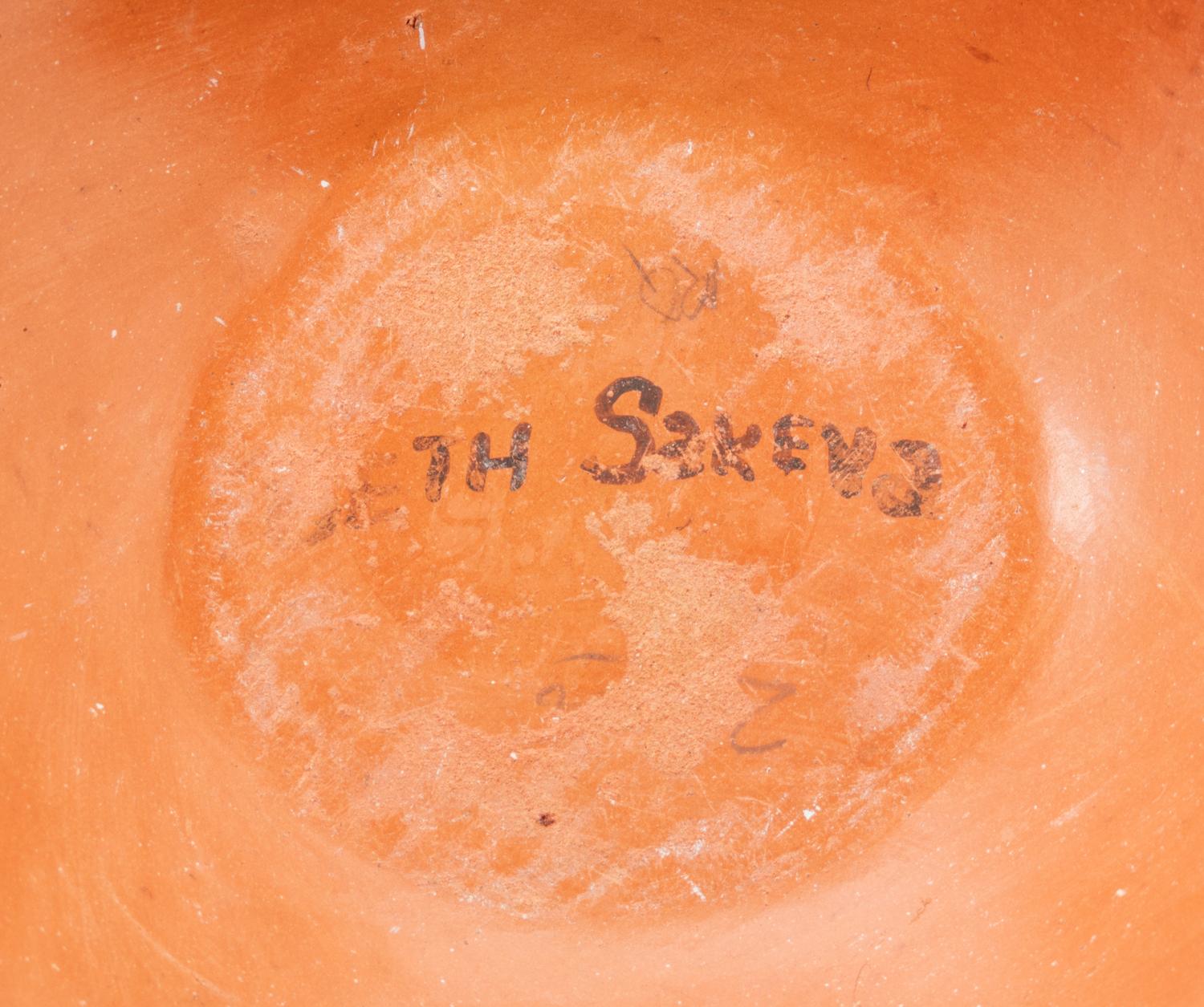 A Hopi Pottery Vase by Beth Sakeva (Hopi, 1926-1994)