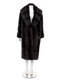 Guiliana Teso Gray Mink Coat, 2000s