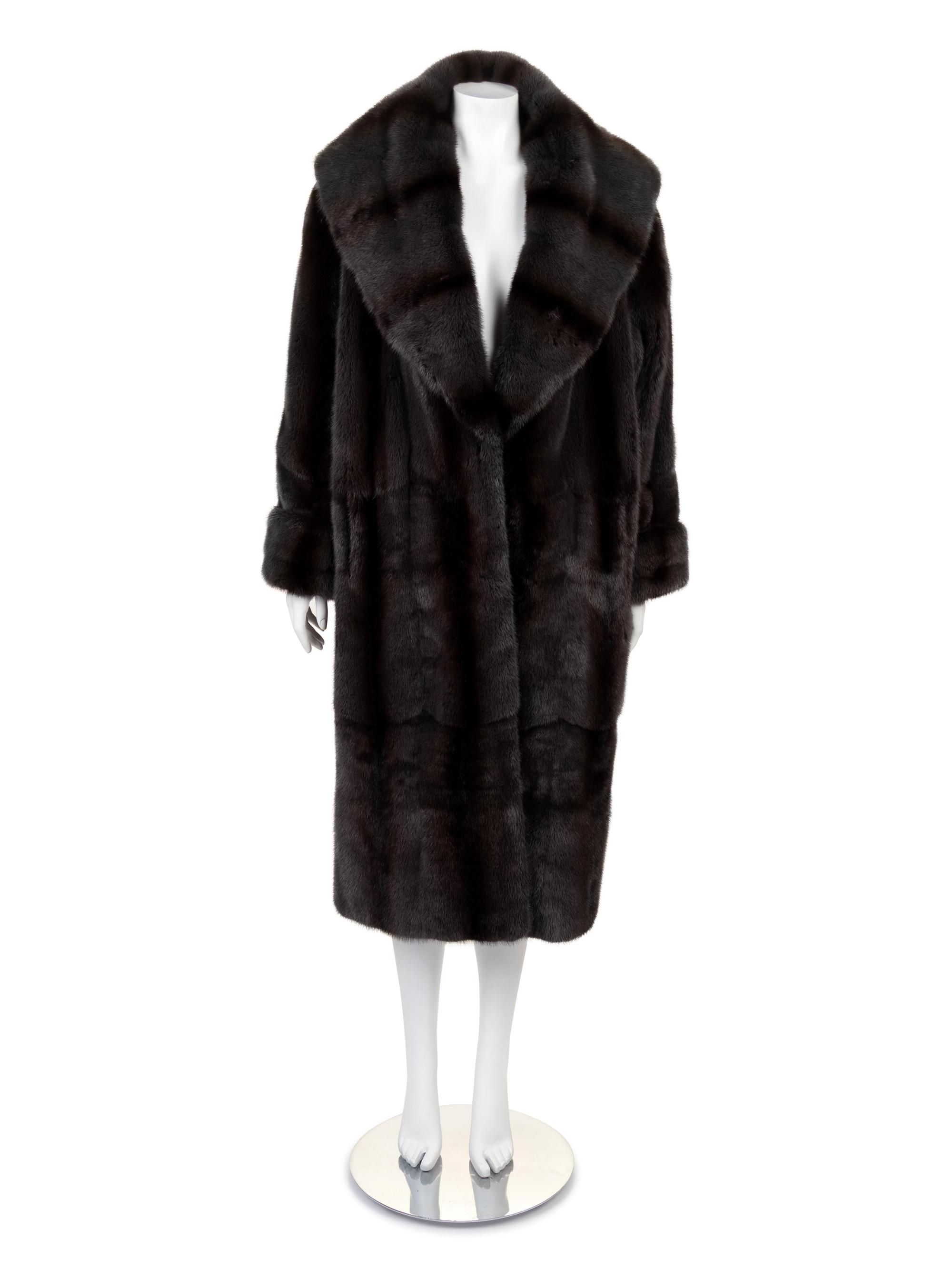 Guiliana Teso Gray Mink Coat, 2000s