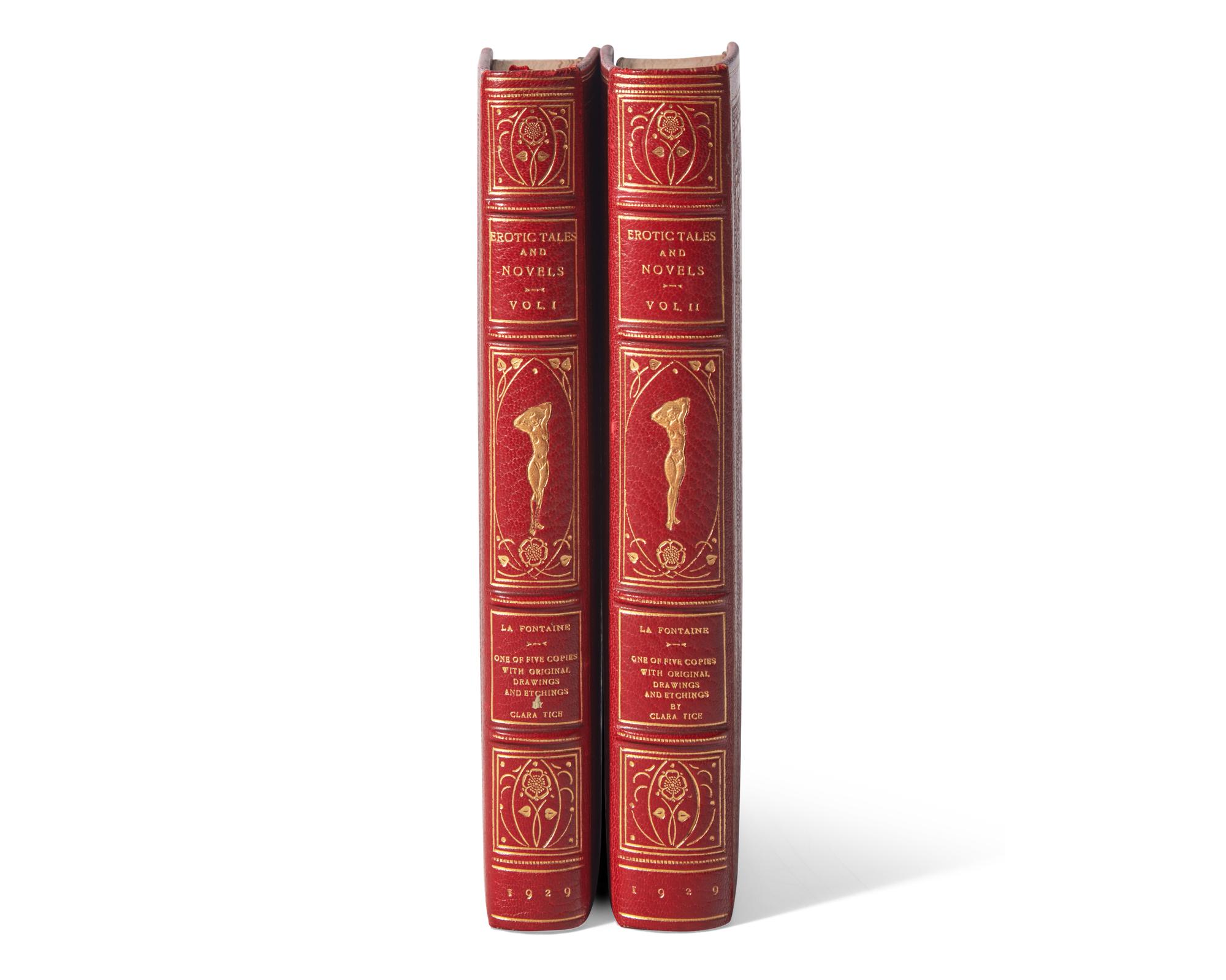 [Fine Bindings] [Tice, Clara] Fontaine, Jean de la. Tales and Novels of J. de la Fontaine