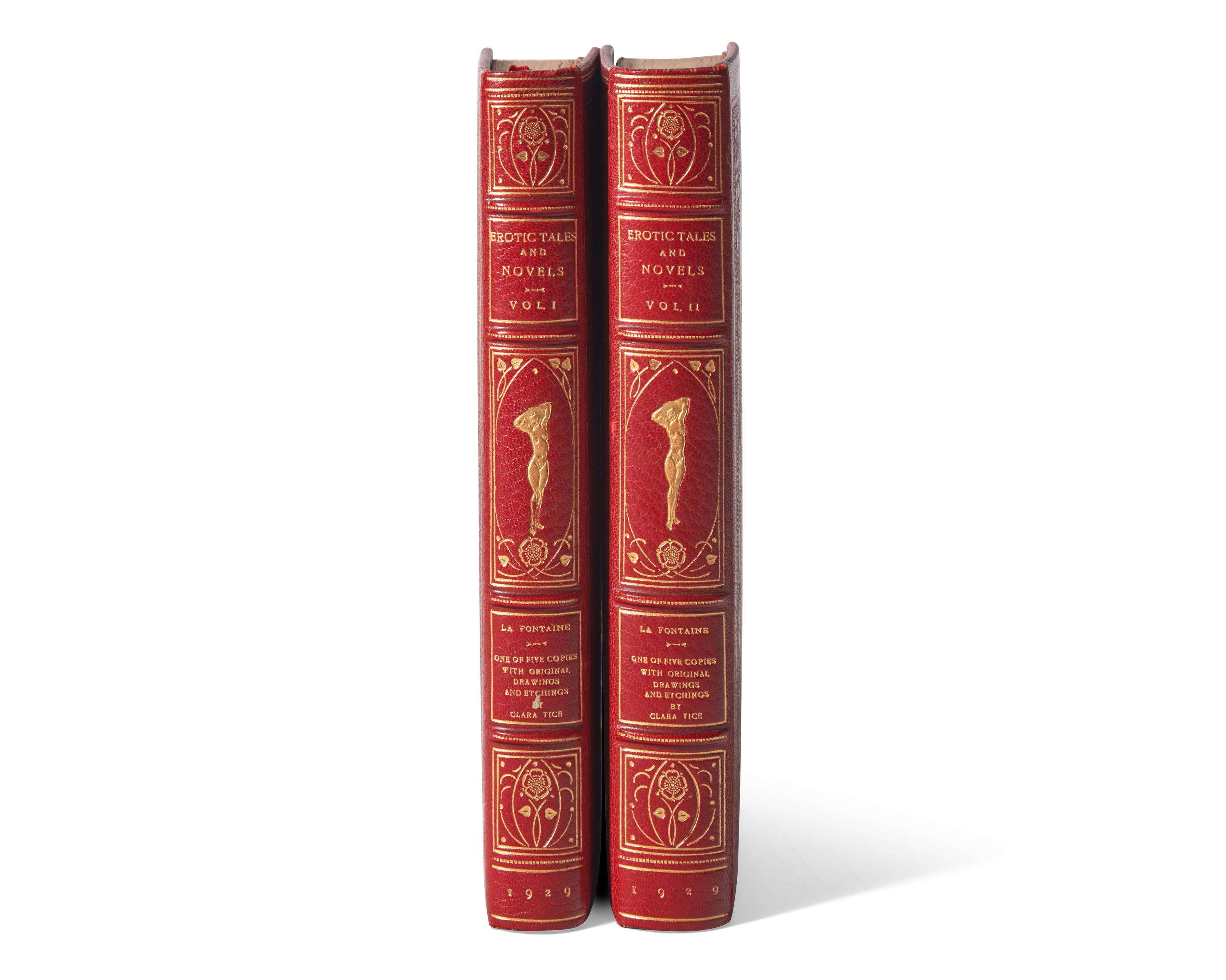 [Fine Bindings] [Tice, Clara] Fontaine, Jean de la. Tales and Novels of J. de la Fontaine