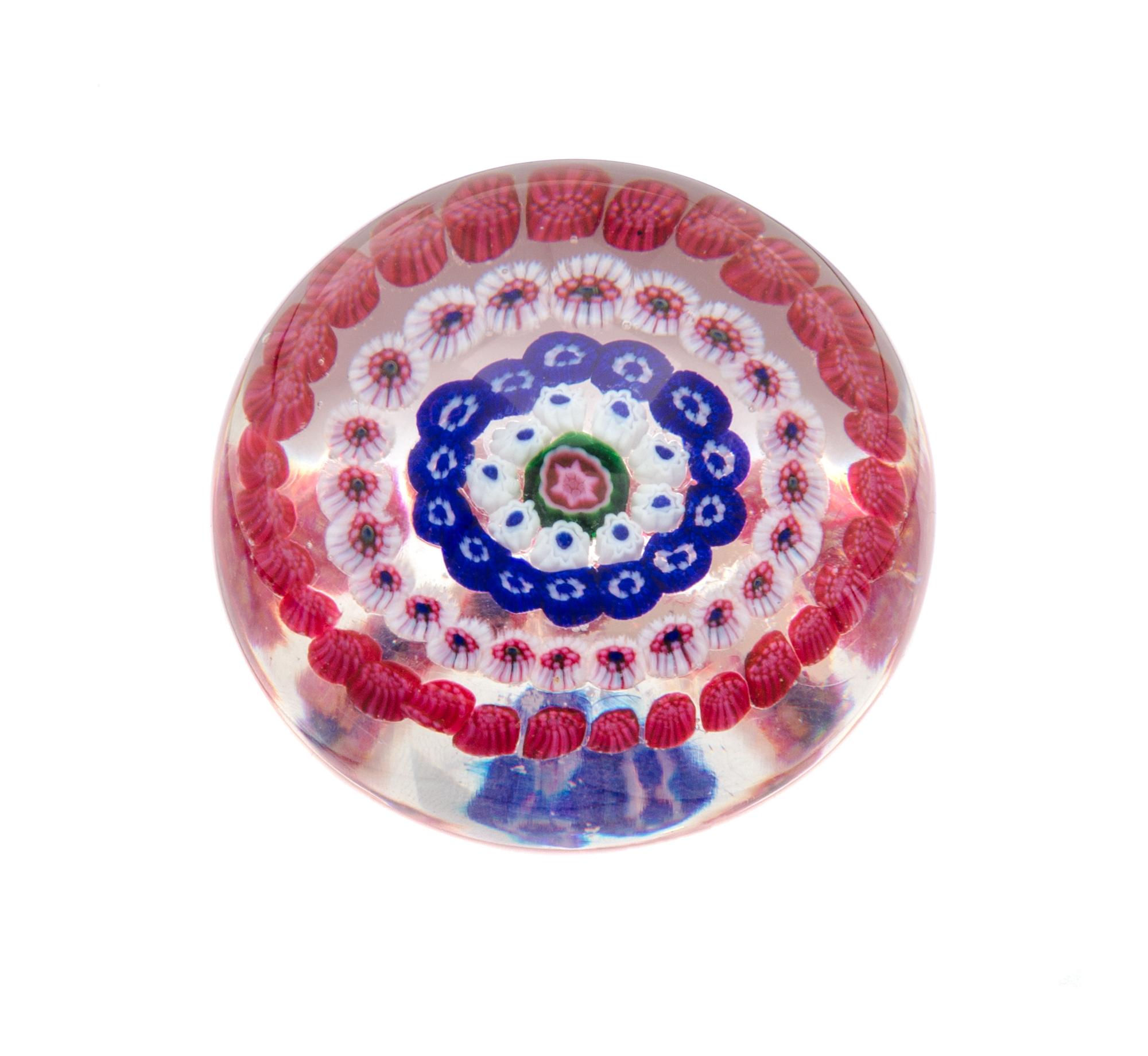 Clichy, France, 19TH CENTURY, a miniature paperweight