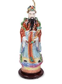 Two Chinese Export Porcelain Lamps