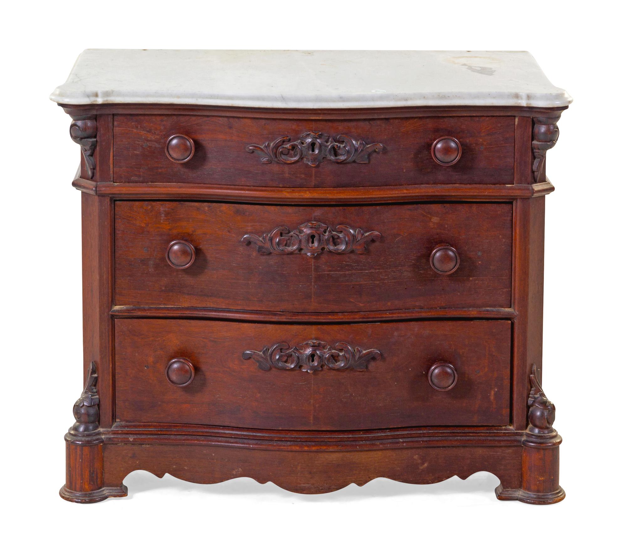 A Victorian Mahogany Chest of Drawers