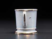 A Civil War Confederate Veteran's Porcelain Shaving Mug
