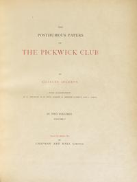 [Literature] Dickens, Charles. The Posthumous Papers of the Pickwick Club