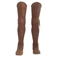Pair of 19th Century Victorian-Style Plated Leg Armor