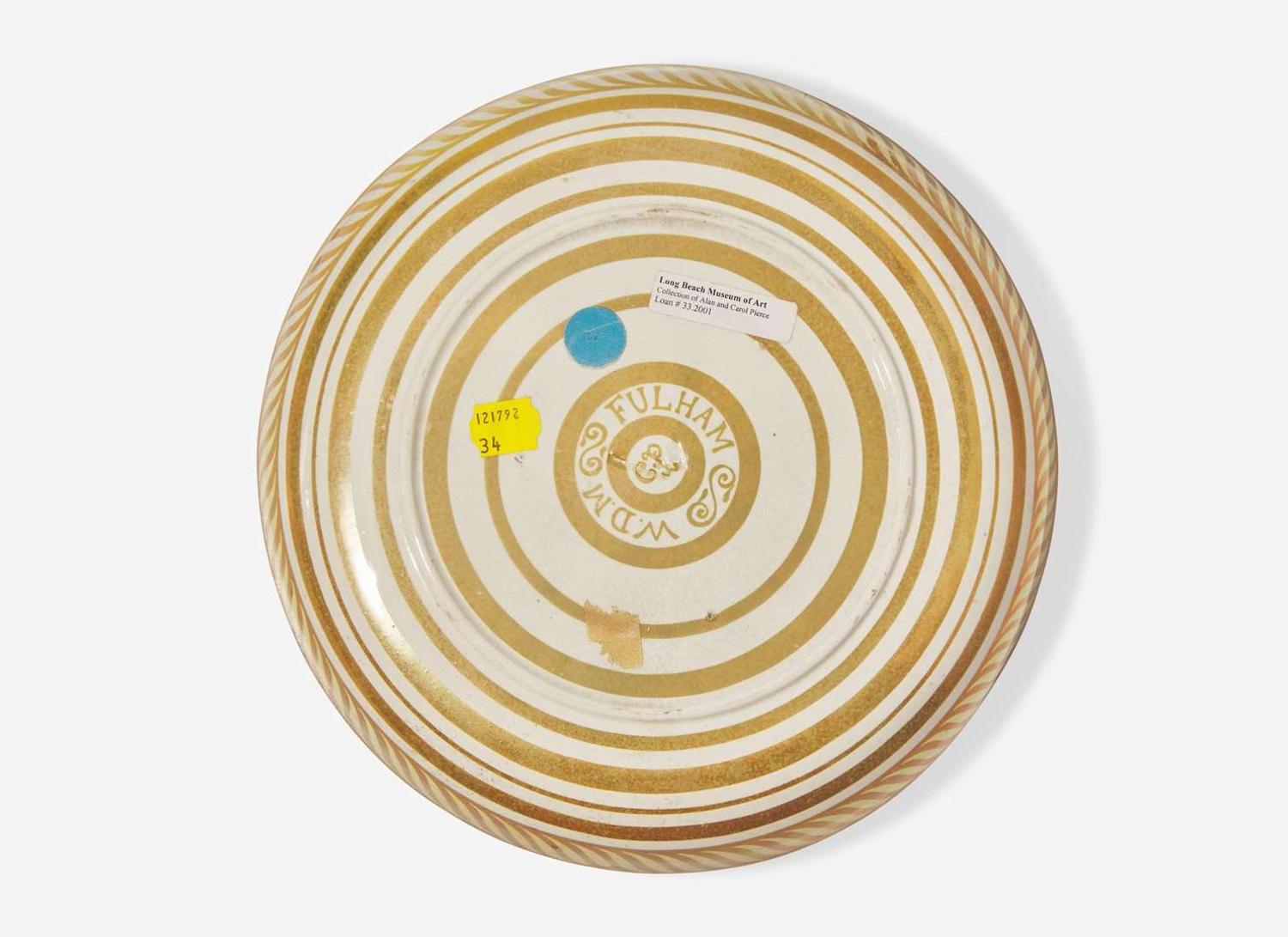A William De Morgan Ruby Lustre Dish, UK, circa 1900
