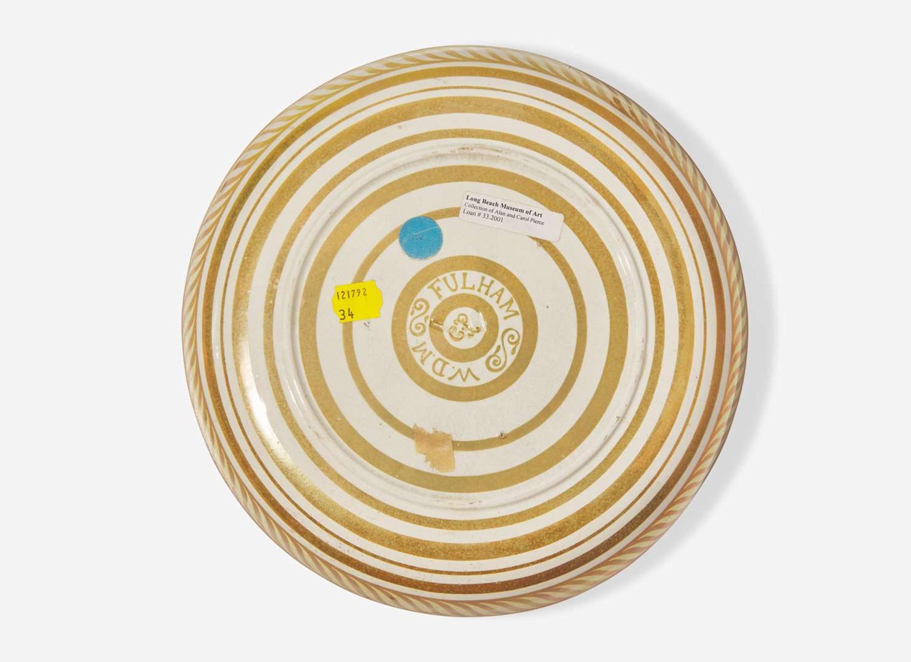 A William De Morgan Ruby Lustre Dish, UK, circa 1900