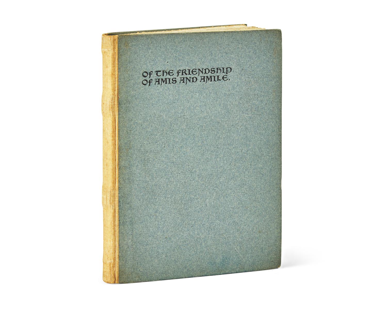 [Kelmscott Press] Of the Friendship of Amis and Amile