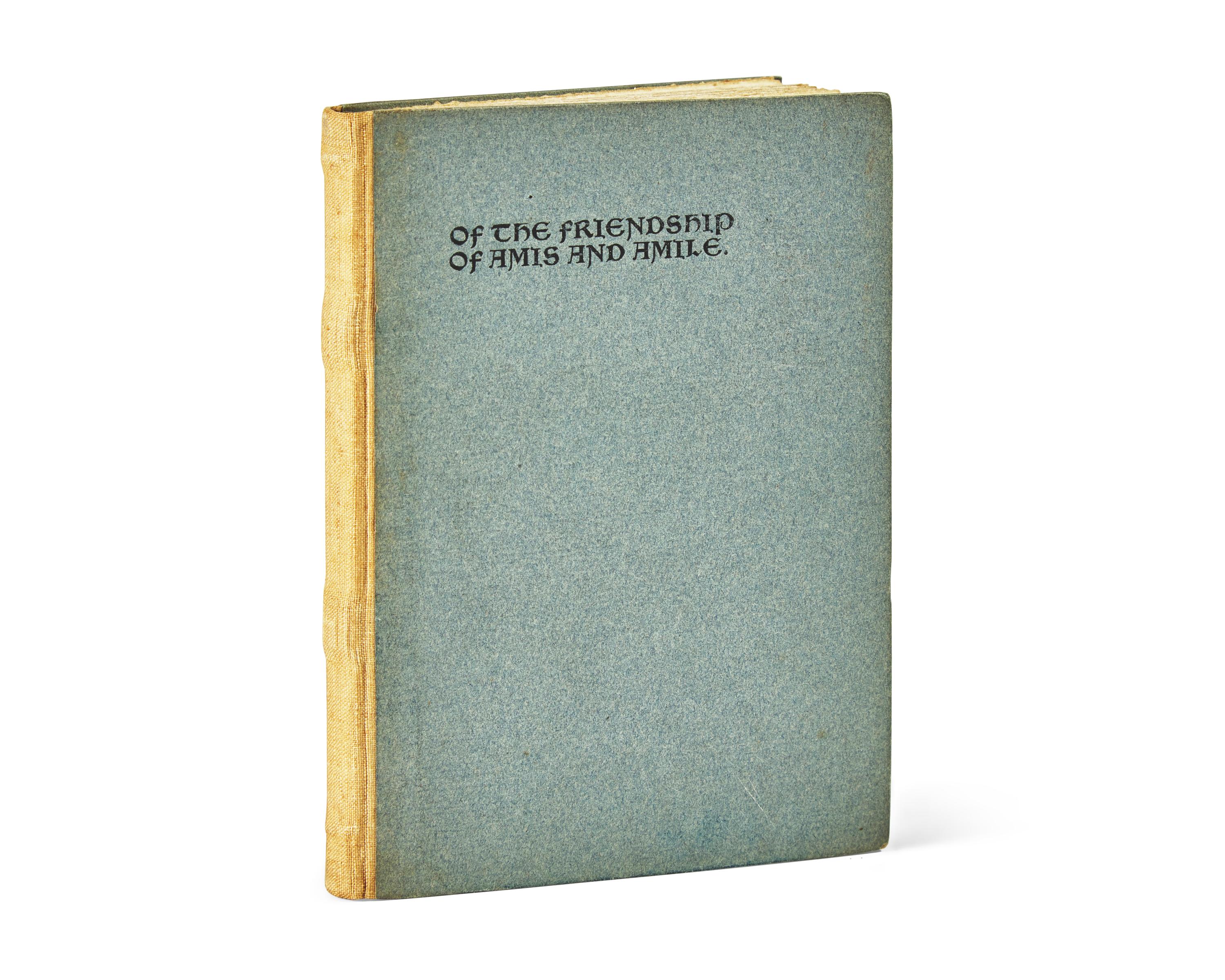 [Kelmscott Press] Of the Friendship of Amis and Amile