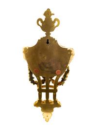 A Louis XVI Style Gilt Bronze Cartel Clock by E.F. Caldwell & Co.
