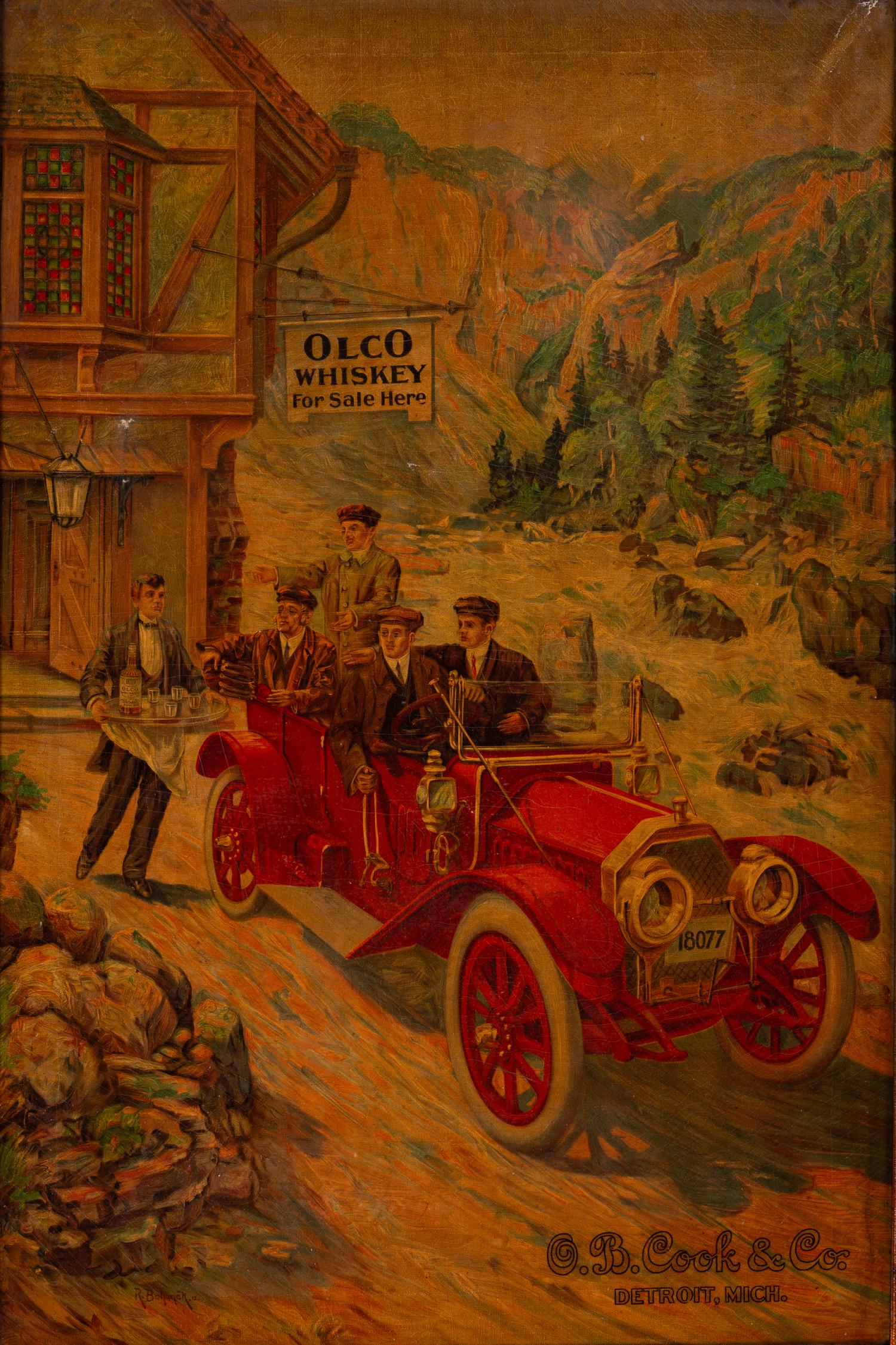 An O.B. Cook & Co. Olco Whiskey Advertisement