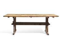 A Pine Trestle Table