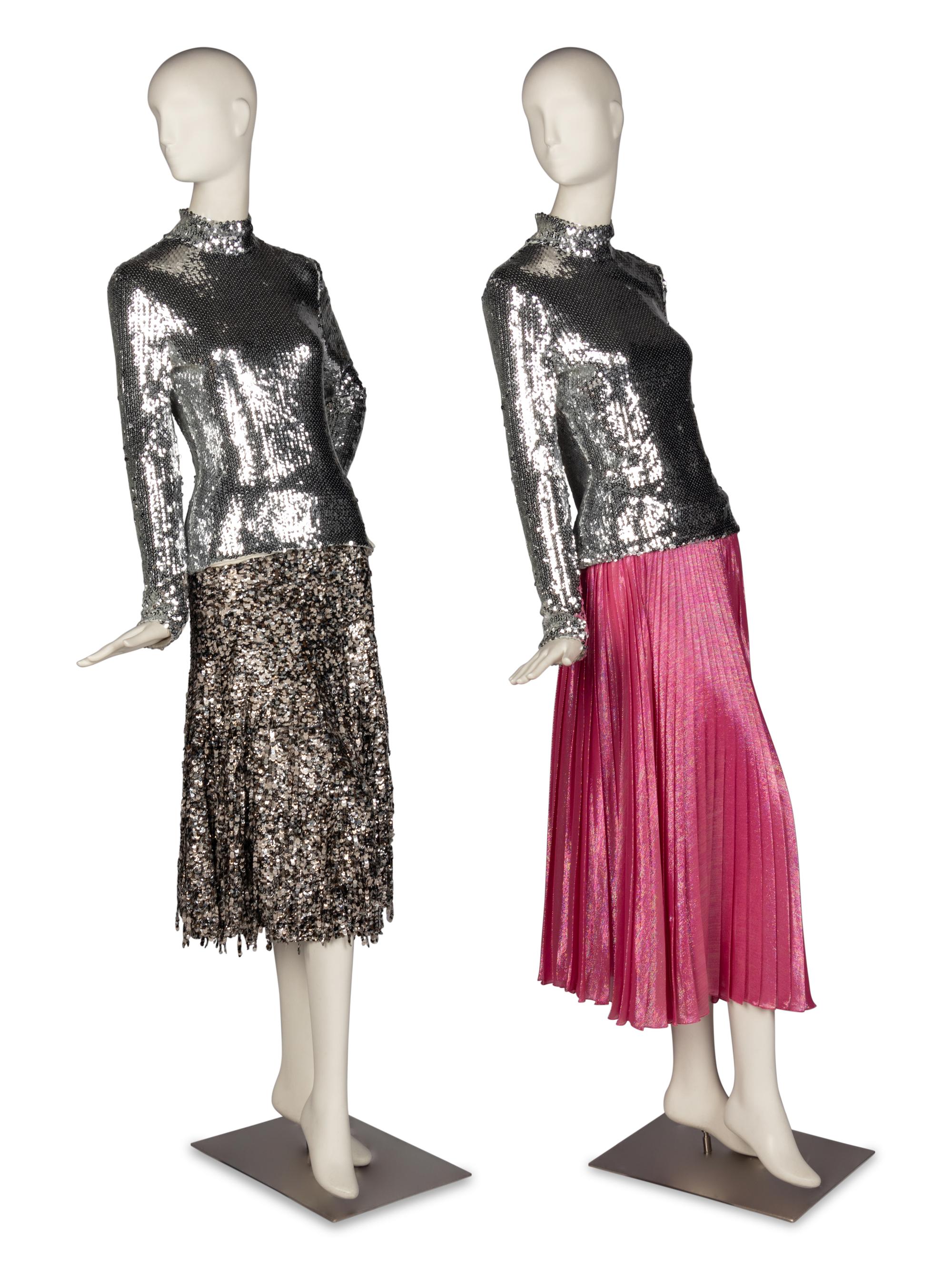 Christian Dior Sequined Top, Gucci and Michael Kors Collection Skirts
