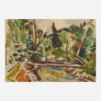 Andrew Michael Dasburg (American, 1887–1979) (Untitled) Landscape