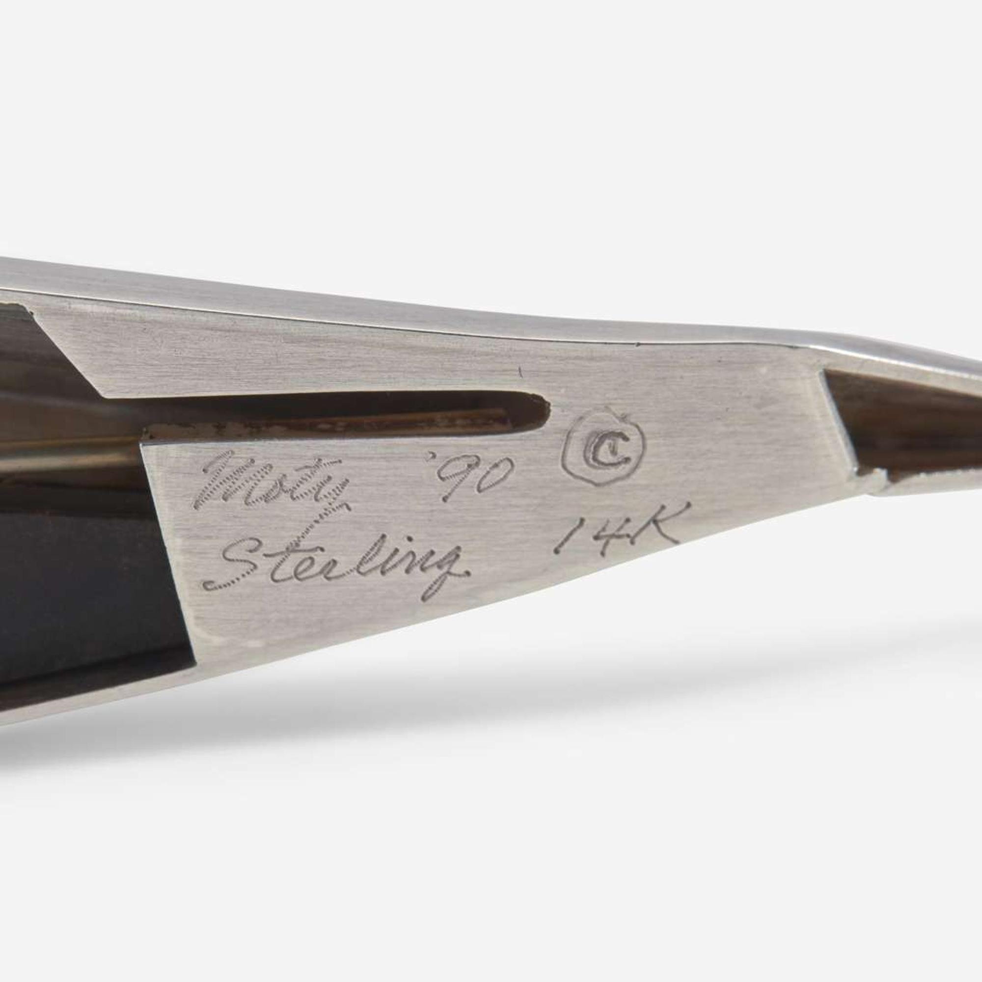 Eleanor Moty (American, b. 1945) "Shard with Micarta" Brooch, USA, 1990