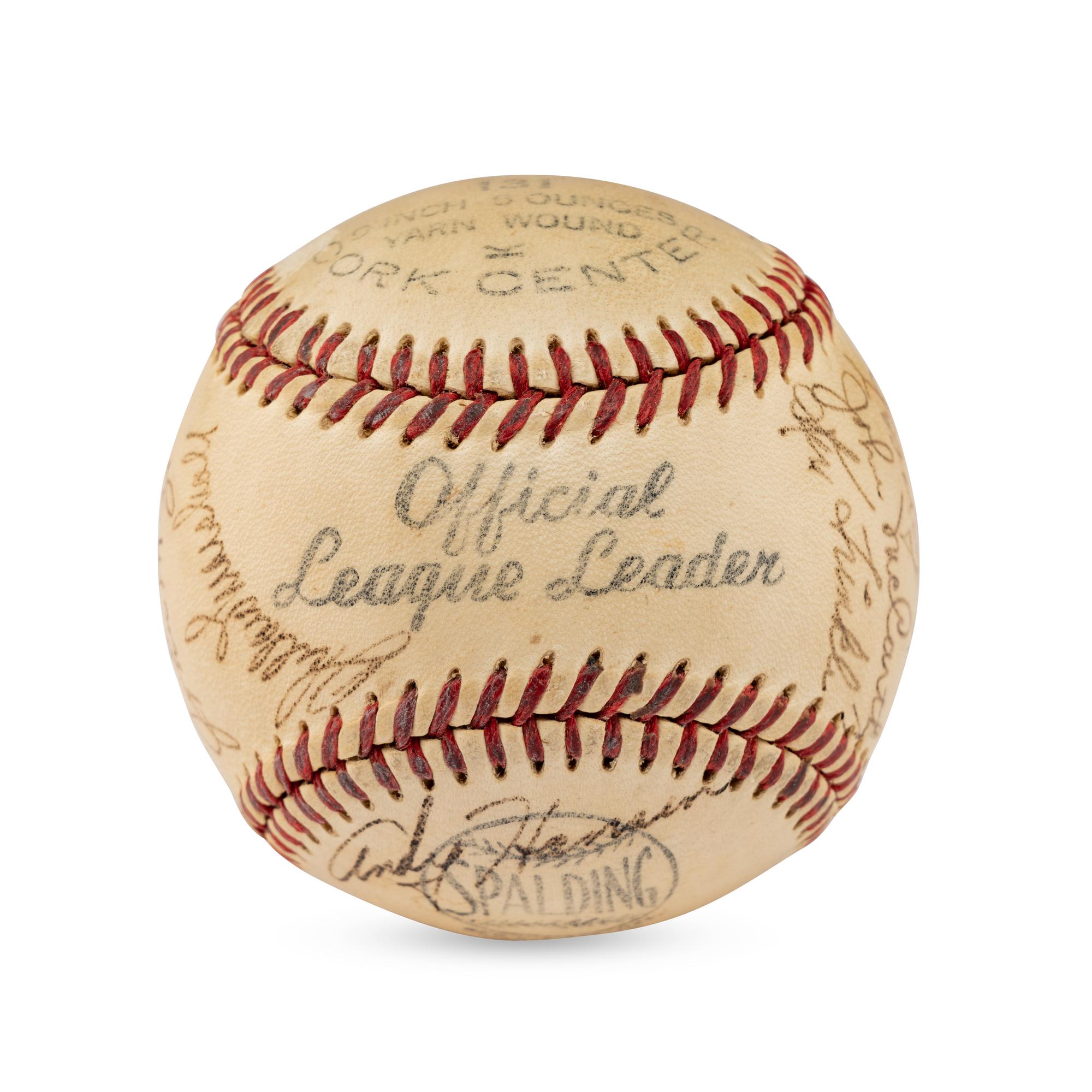 A 1948 New York Giants Team Signed Autograph Baseball (Beckett Authentication Services)
