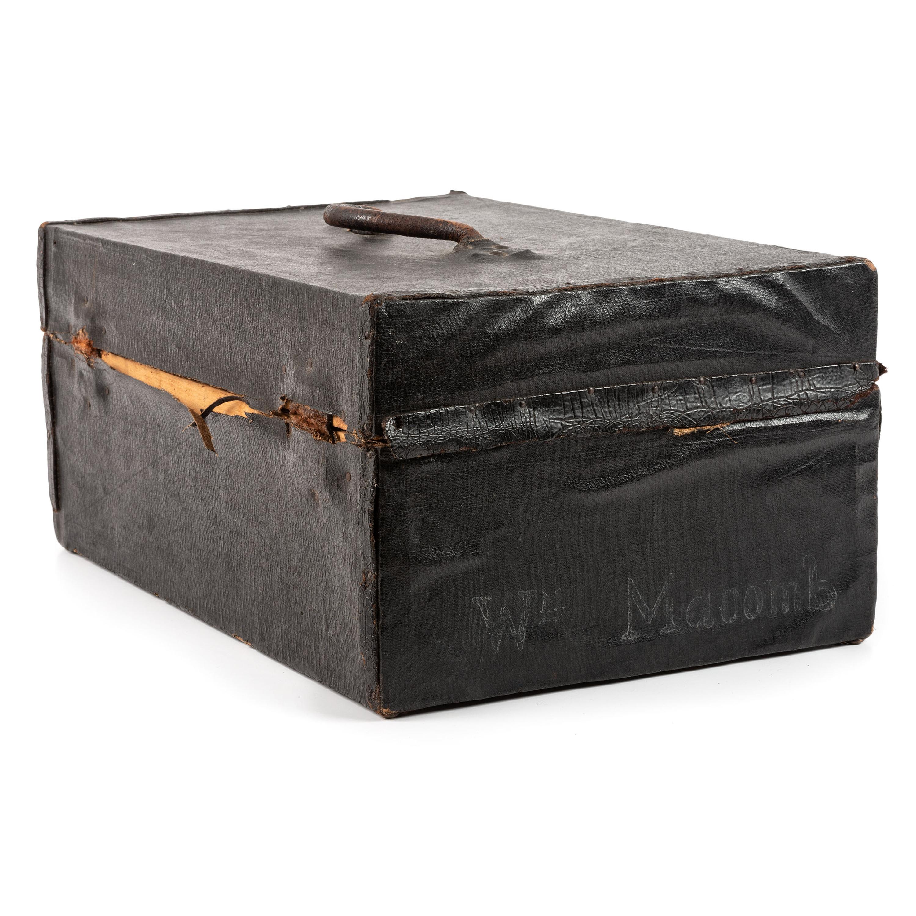 [CIVIL WAR] - [US NAVY]. MACOMB, William H. (1818-1872). Leather-covered travel case. N.p., n.d.
