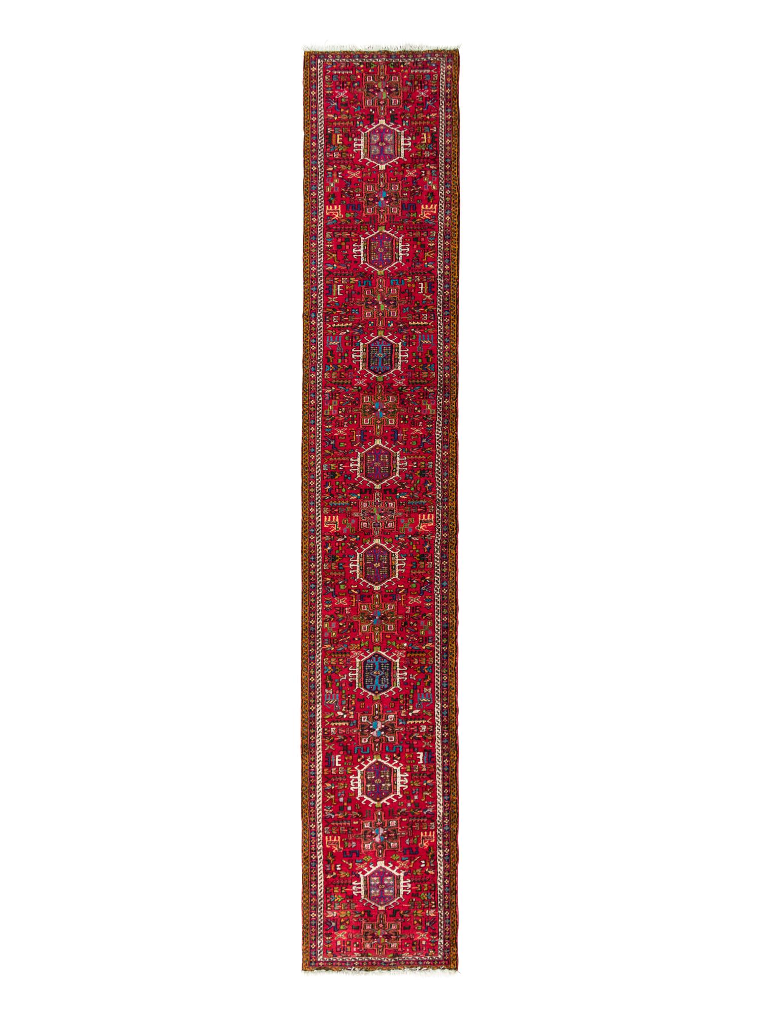 A Heriz Wool Runner