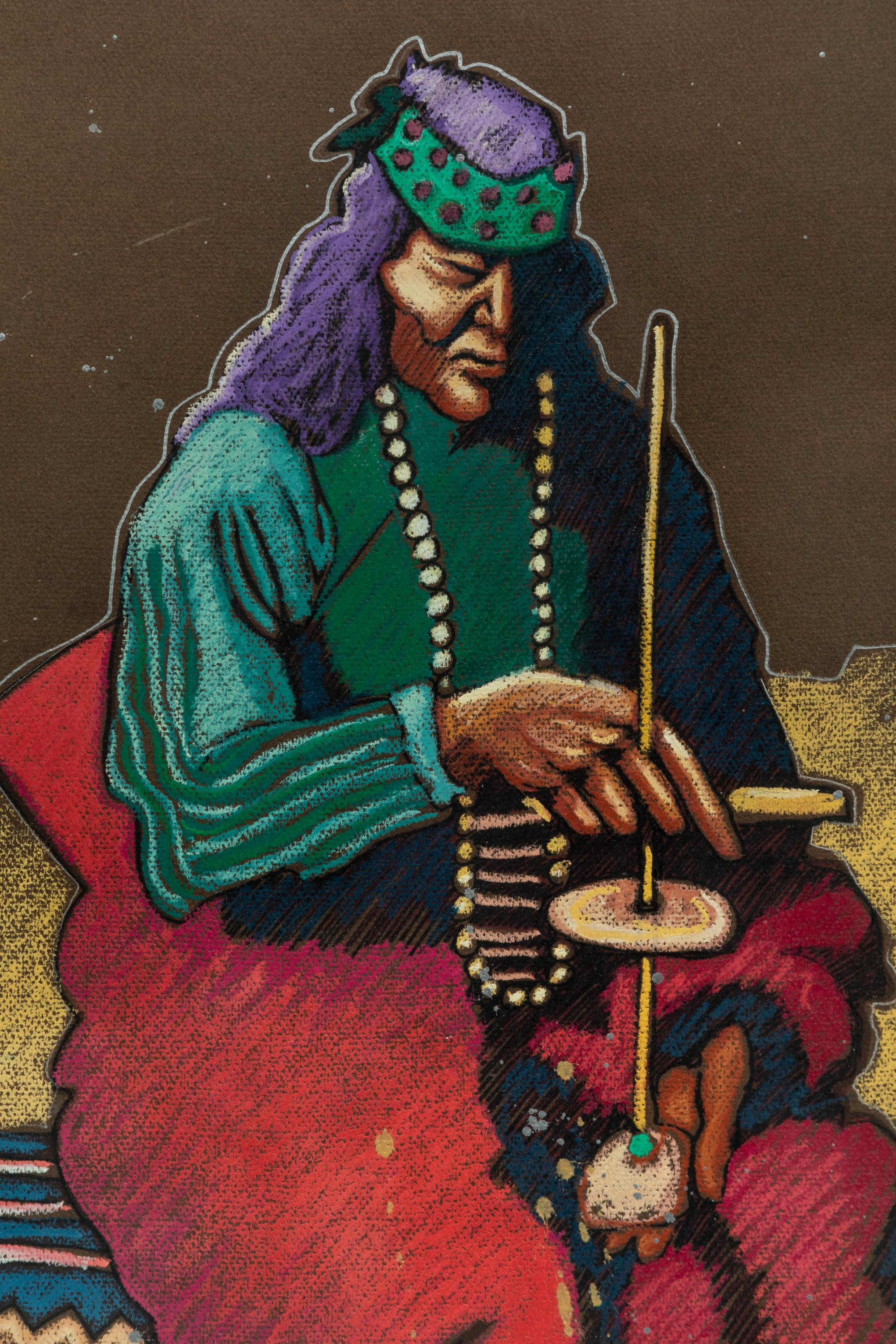 Seated Indian