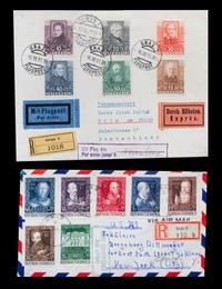 A Collection of European Airmail Stamps, Stamps and Covers — EARLY-MID 20TH CENTURY