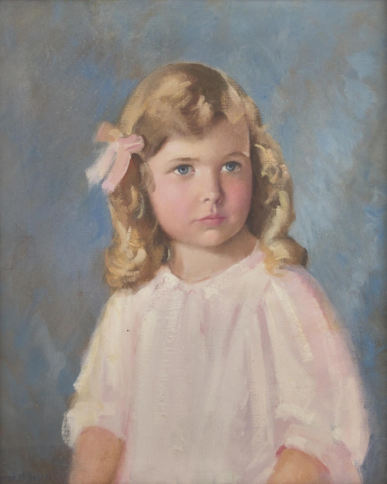 The Pink Bow (Portrait of Patricia Groves)