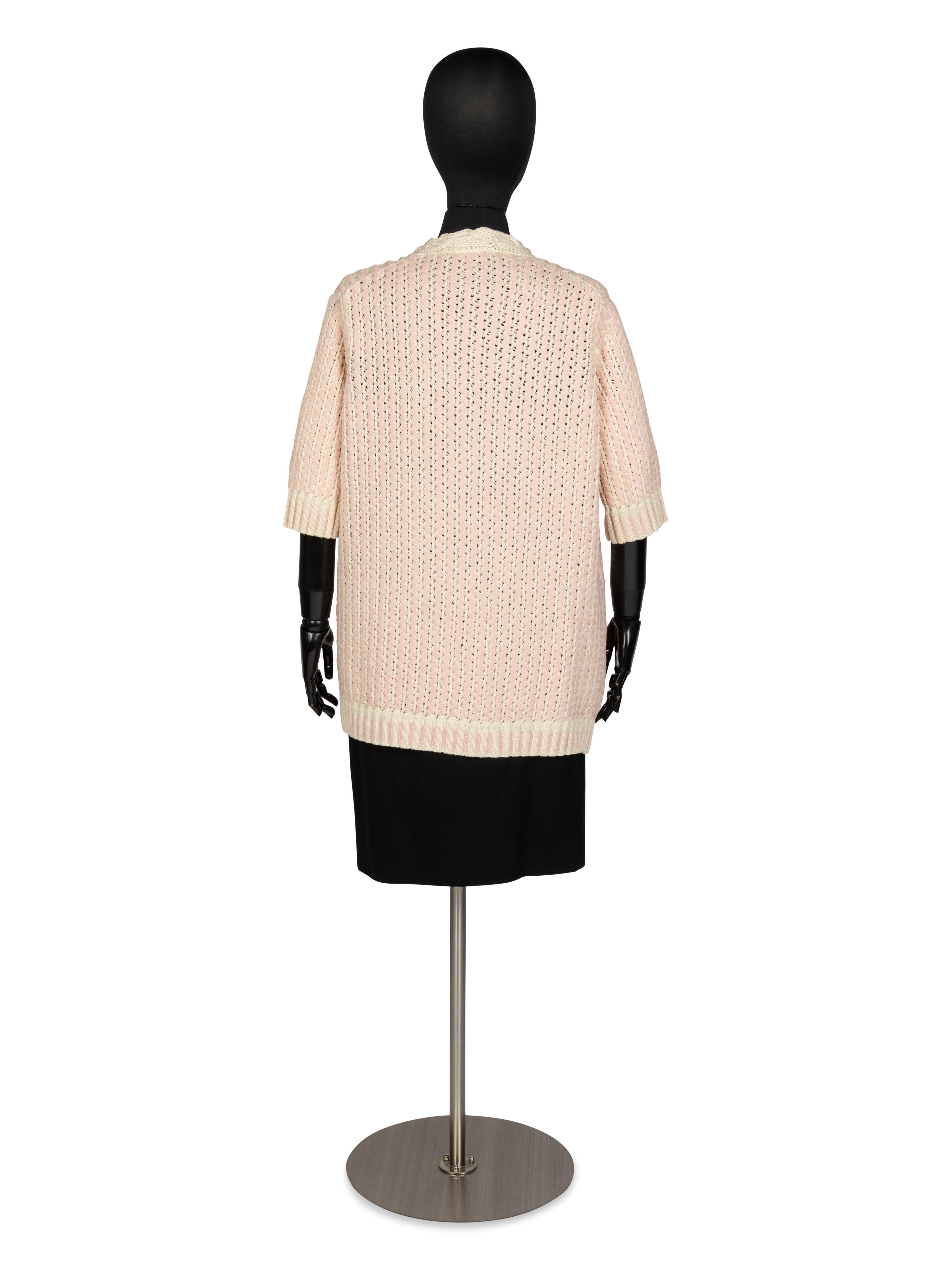 Chanel Knit Oversized Cardigan, 2010s
