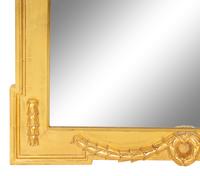 A French Giltwood Ribbon-Tied Mirror