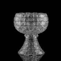 A "Harvard" Cut Glass Eggnog Bowl