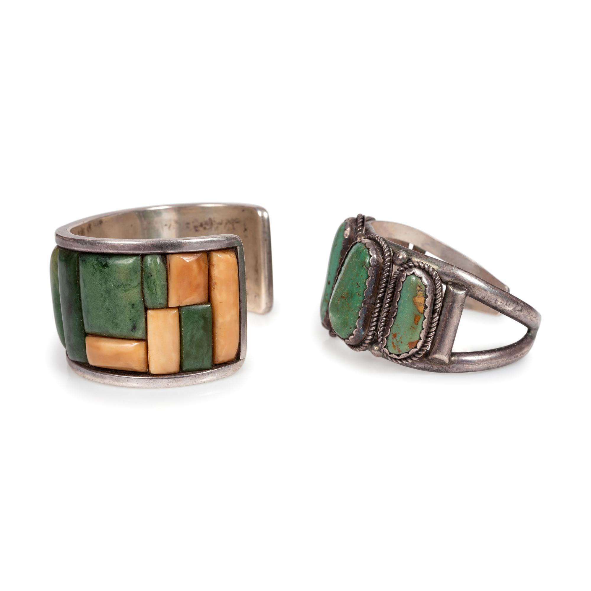 Navajo and Southwestern-Style Cuff Bracelets