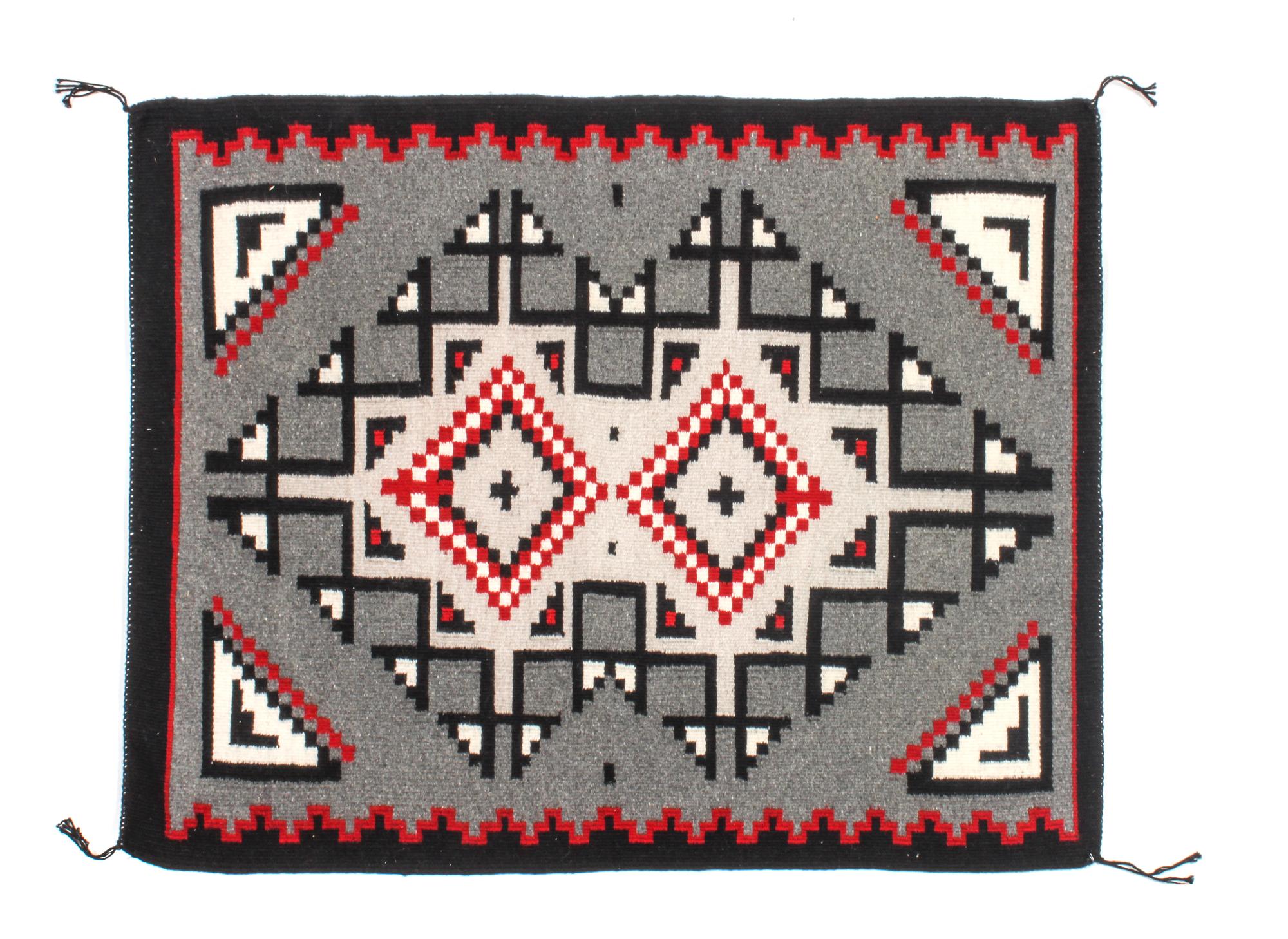 Three Contemporary Navajo Rugs 33 x 28 inches
