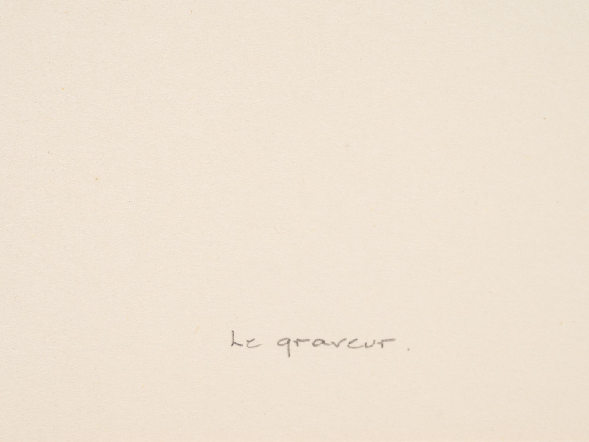 Le Graveur , c. 1930