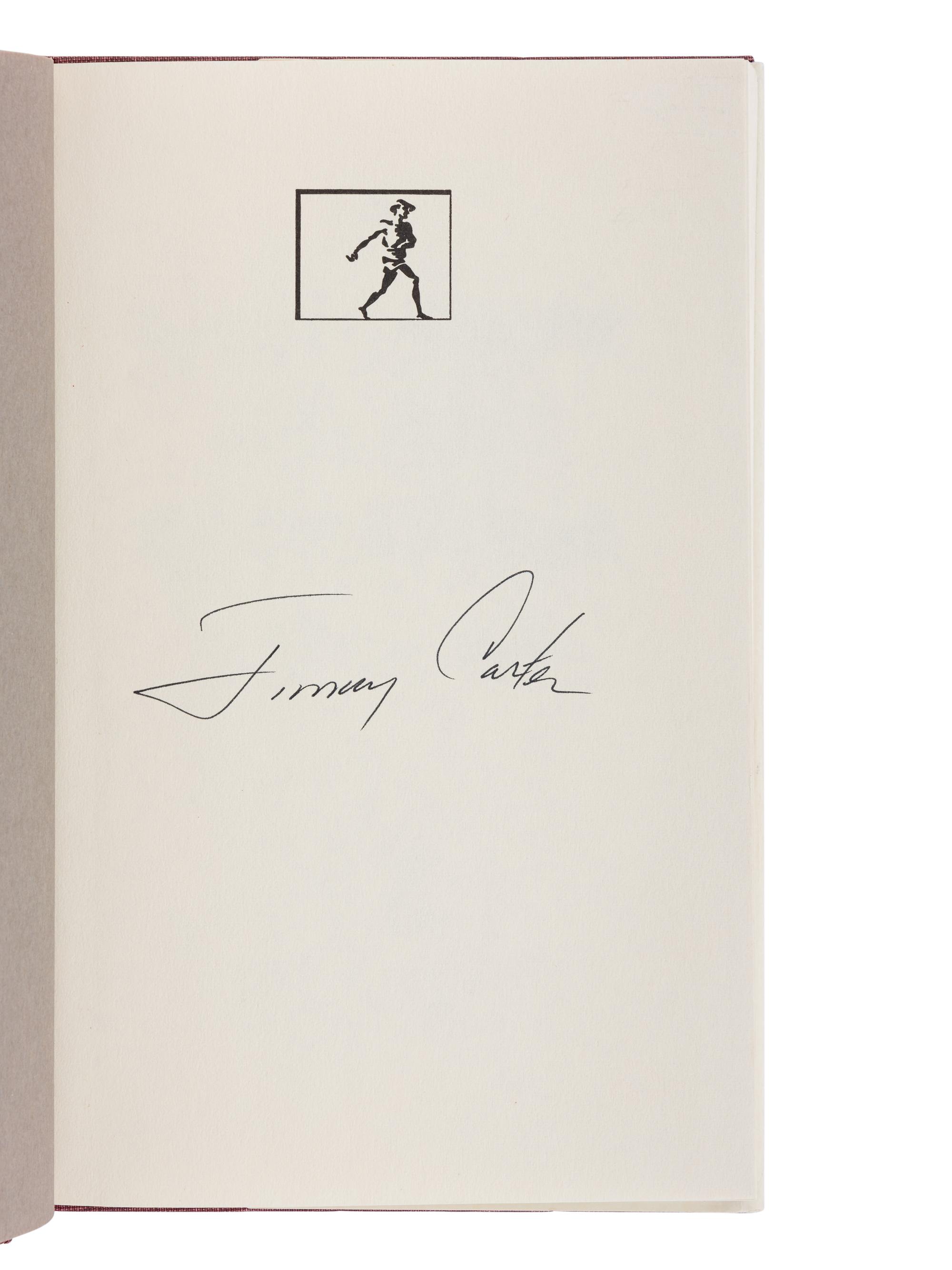 CARTER, Jimmy (b. 1924). A group of 7 FIRST EDITIONS by Carter, ALL SIGNED, comprising: