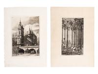 A Pair of Prints (La Tour de L’Horloge; La Galerie de Notre Dame)