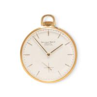 IWC FOR TIFFANY & CO., 18K YELLOW GOLD OPEN FACE POCKET WATCH