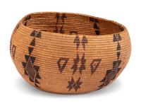 Washo / Shoshone Polychrome Basket