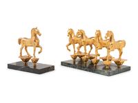 Two Continental Gilt Bronze Figures