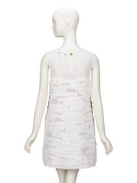 Chanel, Textured Ecru Knit Shift Dress
