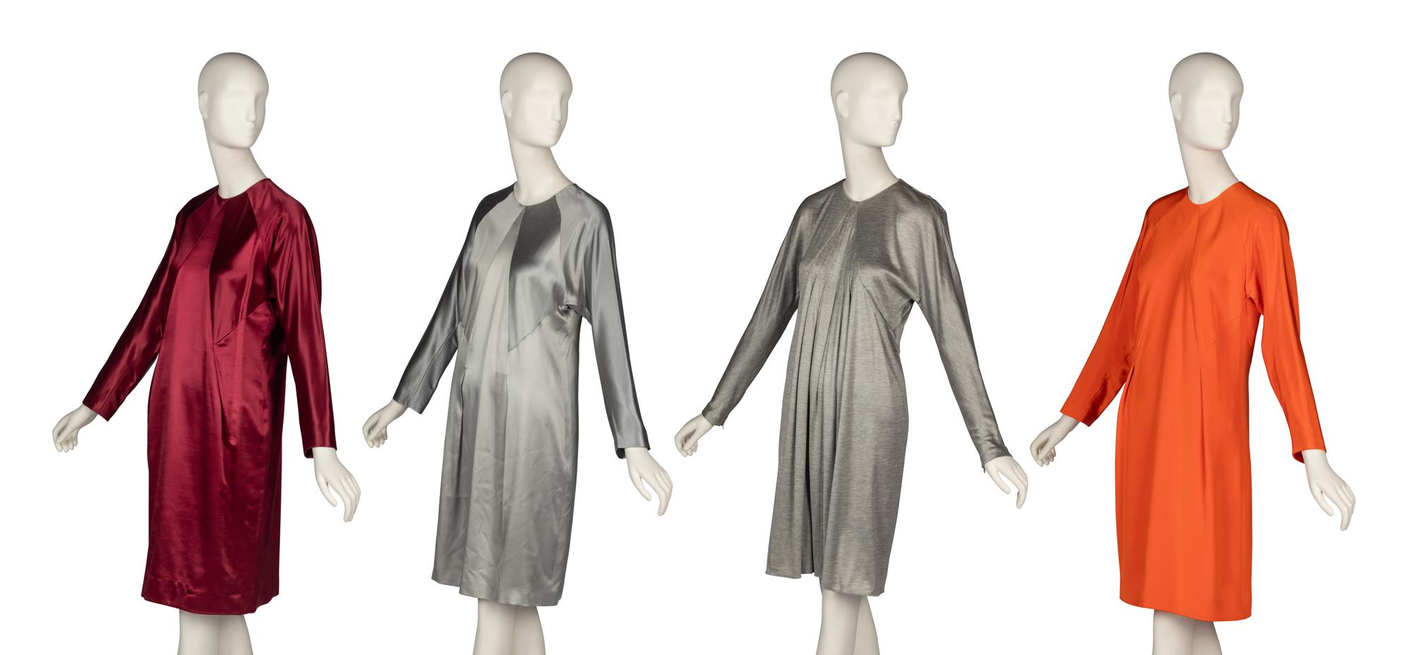 Four Geoffrey Beene Dresses