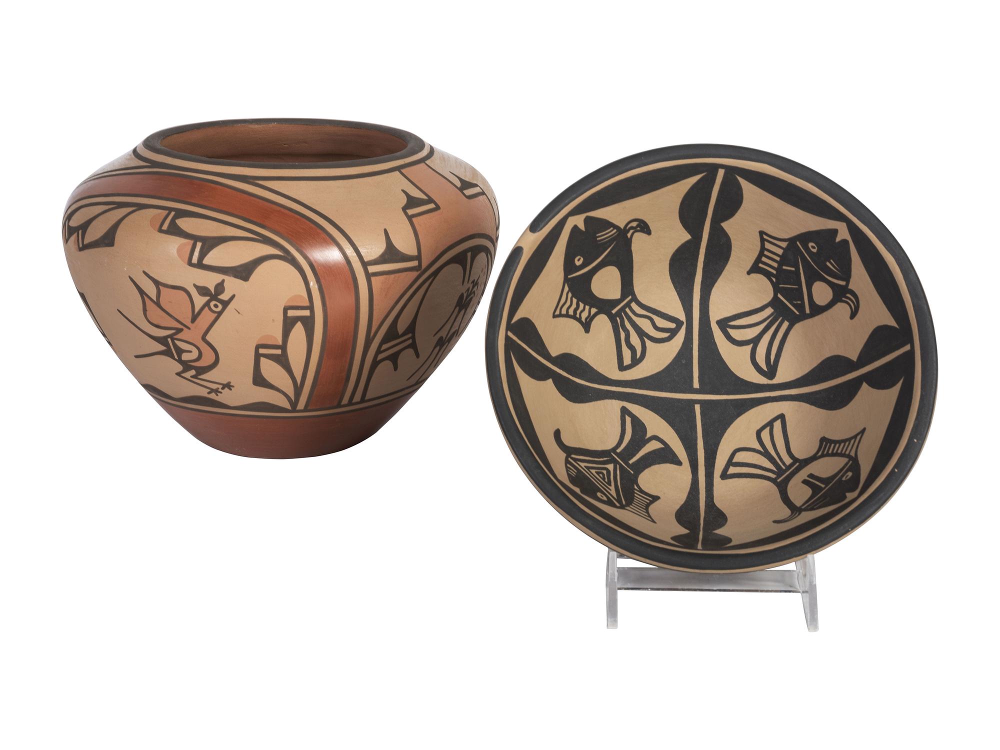 Zia and Kewa Pottery