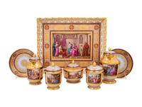 A Vienna Porcelain Tête-à-Tête