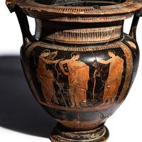 An Attic Red-Figured Column Krater