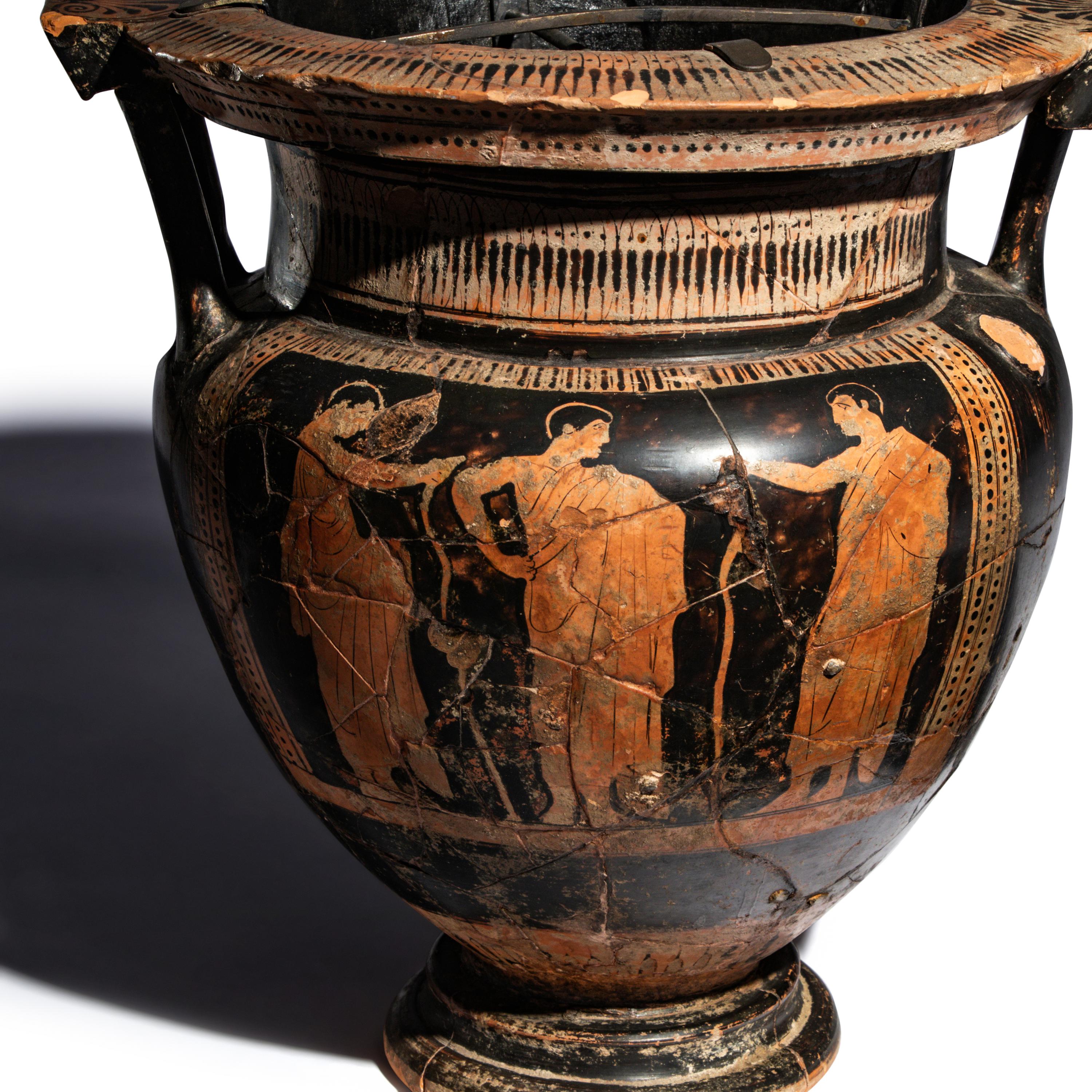 An Attic Red-Figured Column Krater