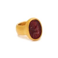 GURHAN, HIGH KARAT GOLD INTAGLIO RING