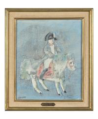 Asparagus Lady , Four Fishermen , and Napoleon on a Horse (a group of three works)
