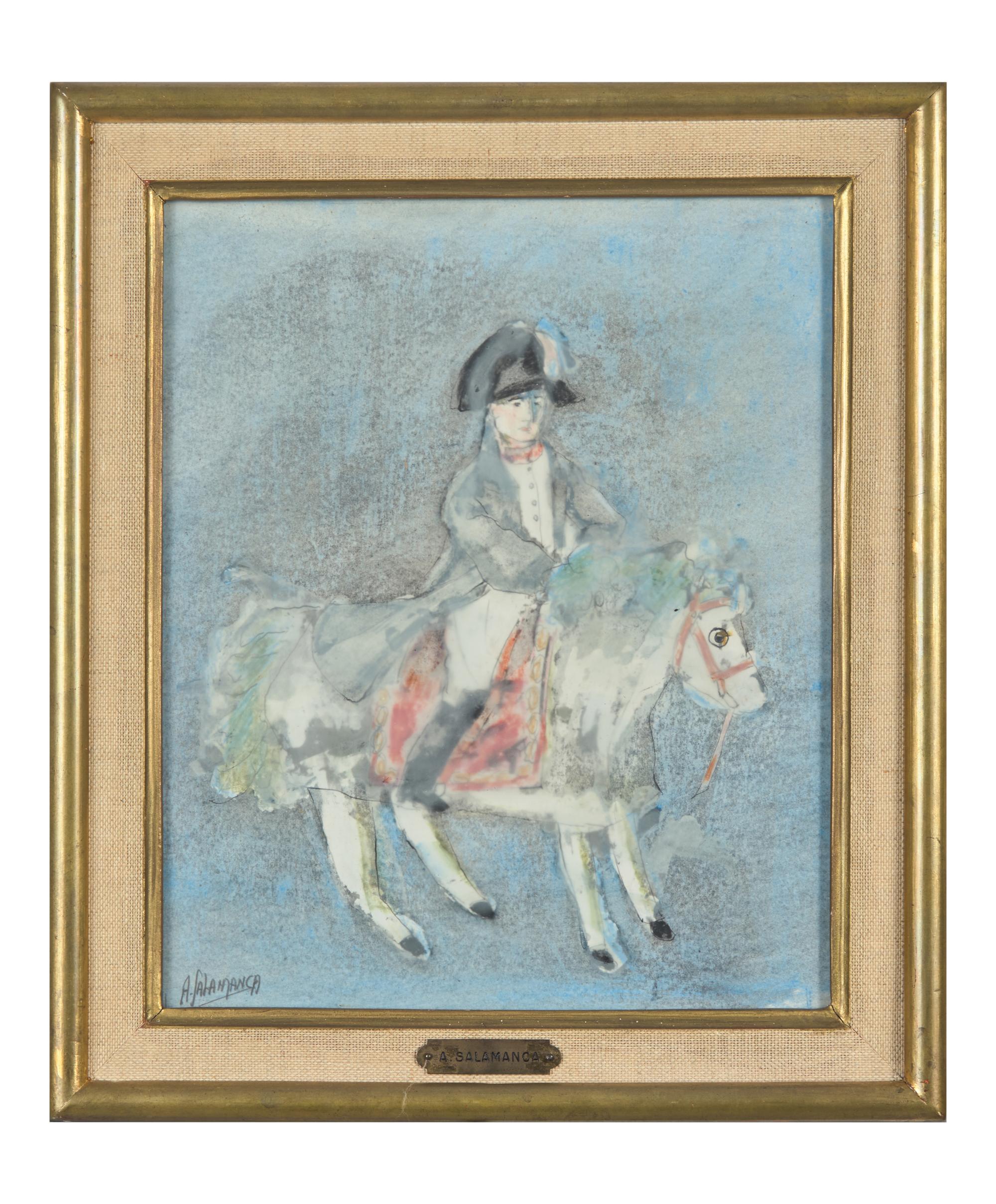 Asparagus Lady , Four Fishermen , and Napoleon on a Horse (a group of three works)